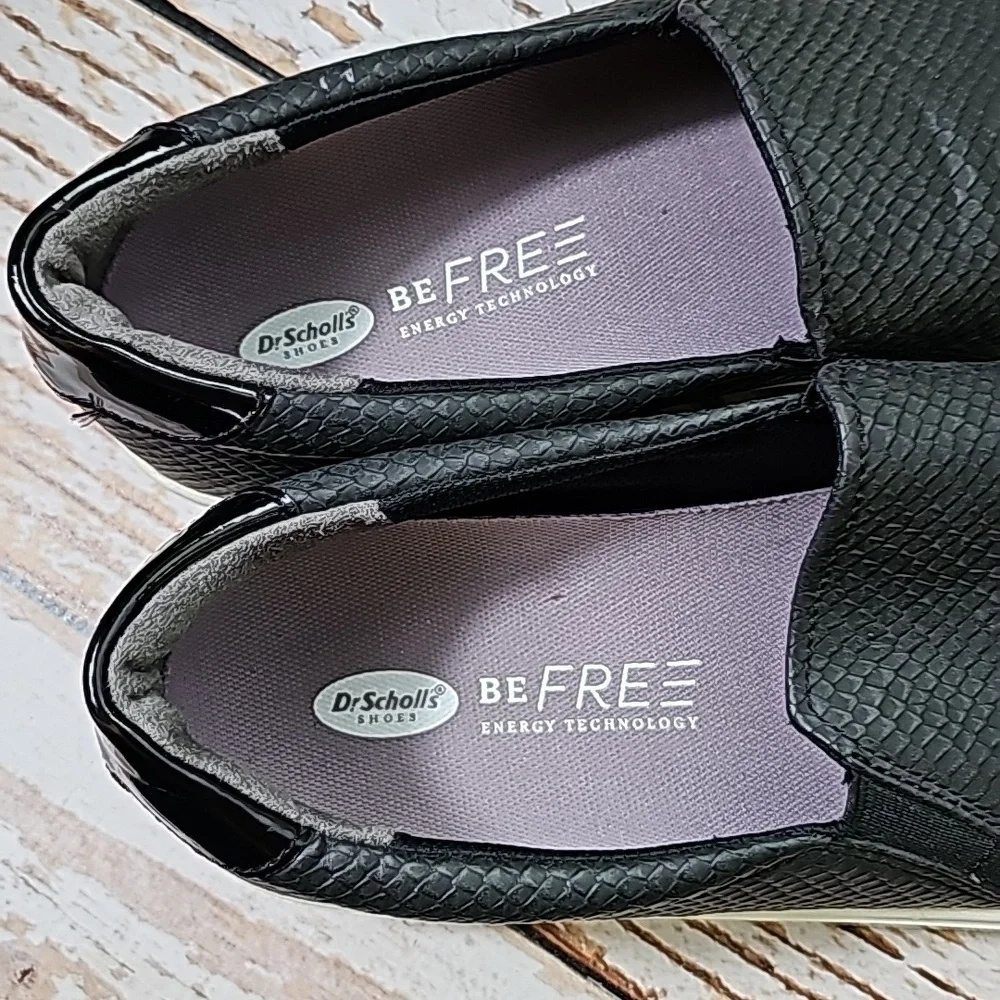 DR. Scholls sz 11 black slip on shoes SH266
